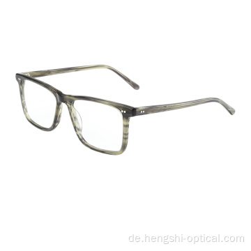 Vintage hochwertige quadratische Acetatrahmen Brillen optische Brille